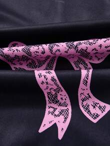 SHEIN Sparklyn 少女宽松蝴蝶印花休闲运动裤，适合日常通勤、休闲、度假、外出聚会、街头穿搭