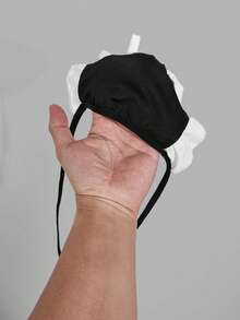 Men's Sexy Black Maid Apron & G-String Set - Black - View 4