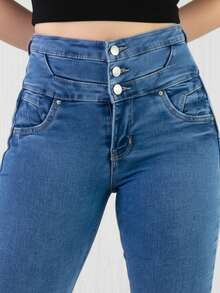 Women Jeans - Blue - View 3