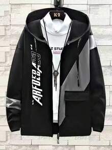 Sudadera con capucha para hombre oversized polar de algodón orgánico, estilo urbano sostenibl e con orgullo mexicano, suave abrigado y transpirable, cordón ajustable y cuello acanalado resistente, bolsillo canguro duradero y oferta exclusiva - Negro - Ver 1