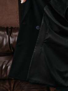 Anewsta 大码女士优雅正式时尚轻盈奢华装饰修身西装外套，适合派对、工作、毕业典礼、婚礼、红毯等场合。 - 黑色 - 查看 8