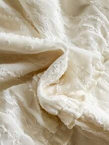 Vintaside Kids Váy dài tay nhiều lớp lưới cho bé gái, kiểu dáng ôm vừa vặn, thích hợp cho các buổi đi chơi, chụp ảnh, hoạt động ở trường, tụ họp tại nhà, vẻ ngoài thanh lịch, màu mơ, mùa xuân/thu - Màu be - Xem 7