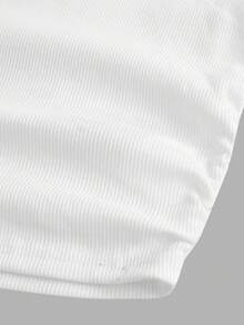 Tween Girl Spring/Summer Fashion Street Style Fitted White Short Sleeve Crew Neck T-Shirt + Cute Y2K Graffiti Letter & Animal Print Loose Wide Leg Pants 2-Piece Set - Black and White - View 3