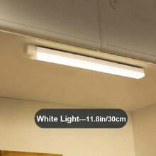 5PCS Under Cabinet Light, Wireless Motion Sensor LED Light Bar, Rechargeable Magnetic Night Light For Corridor Kitchen Cabinet Stairs Hallway Wardrobe Home Room Decor - White - View 17