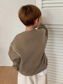 DAZY 男童卫衣 - 卡其色 - 查看 6