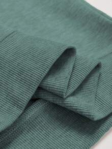 EURMUSE Cotton Men Letter Graphic Sweatshirt & Sweatpants - Multicolor - View 4