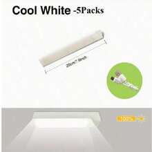 5PCS Under Cabinet Light, Wireless Motion Sensor LED Light Bar, Rechargeable Magnetic Night Light For Corridor Kitchen Cabinet Stairs Hallway Wardrobe Home Room Decor - White - View 10