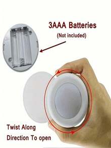 3/6 đèn LED tròn, đèn ngủ không dây chạy bằng pin có điều khiển từ xa, đèn gắn tường từ tính dán cho hành lang, phòng tắm, phòng ngủ, tủ bếp, cầu thang, trang trí nhà cửa - Nhiều màu - Xem 11