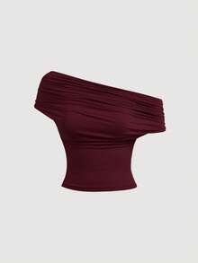 SHEIN MOD 3-Way Wear Women's Casual Solid Color Slim Fit Top For Summer, Cowl Neck Top, Off The Shoulder Top, Aesthetic Tops, Festival, Country Outfits, Beach Vacation Wear, Tea Party, Modest, Prom Top, Cute Tops, Plus Size Camisole And Tank Top