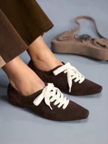 CUCCOO GRLICON Giày cao gót mũi nhọn thời trang cổ điển dành cho nữ, phù hợp cho trang phục dự tiệc Giáng sinh, Lễ Tạ ơn, Năm mới - màu nâu - Xem 5