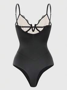 Snug Zone 1pc Women Shapewear Bodysuit With High Elasticity, Sculpting And Tummy Control - Black - View 4