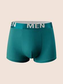 Manfinity Underwear&Sleepwear Basics 7pcs/Set Letter Waistband Multicolor Plus Size Men's Solid Color Briefs