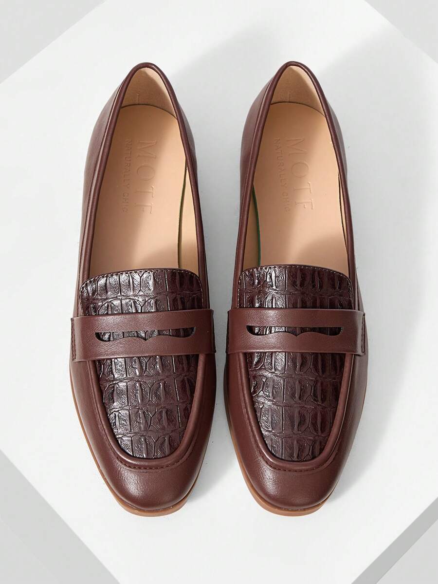 MOTF ZAPATOS PLANOS PARA MUJER CASUALES, CÓMODOS Y VERSÁTILES - Café integral - Ver 1