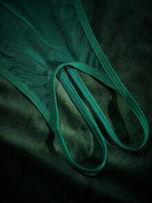 SpicyHot Women's Black Lash Seamless Backless Bodysuits, Adjustable Straps, Sexy Open Crotch Lingerie Green Bodysuit Dark Green Lingerie Body Suit Lingerie Slingshot Lingerie Fishnet Body Suit - Dark Green - View 6