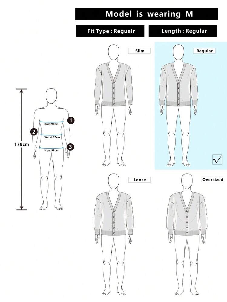 Cardigan a righe verticali con bottoni
