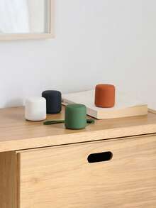 Teckwe Altavoz Bluetooth inalámbrico mini portátil MINI Macaron con graves potentes (Capacidad de batería: 200mAh) (Nombre de emparejamiento Bluetooth: LittleFUN) - Multicolor - Ver 5