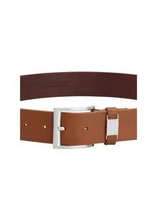 Hugo Boss Connio Men's Belt Medium Brown - Mocha Brown - View 3