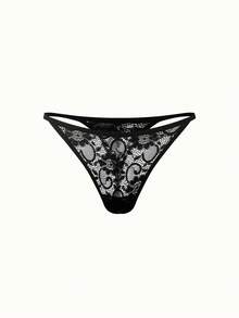 Bonmuse 5条装 女式性感蕾丝丁字裤 低腰T型背心 舒适透气内衣 - 彩色 - 查看 10