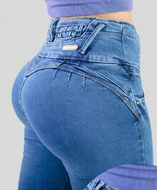 Women Jeans - Blue - View 2