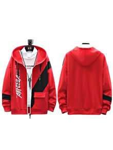 Men Jackets And Coats - Red - View 3
