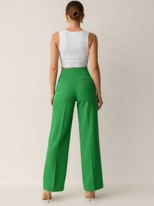 Women Pants - Lime Green - View 2