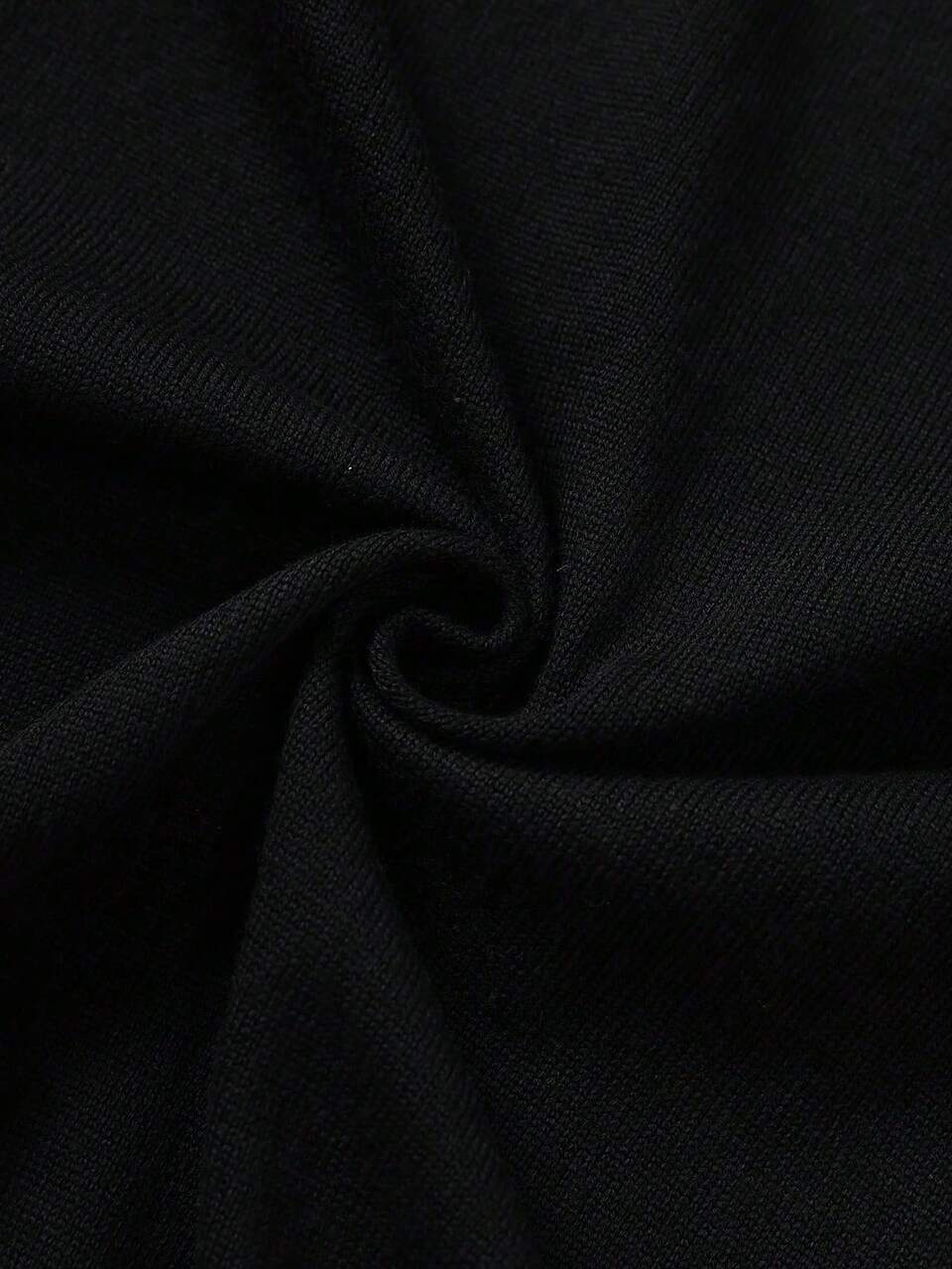 Men Solid Casual Design Plain Chunky Casual Urban Black Cardigan, For Husband, Boyfriend Gifts, Fall/Winter, Long Sleeve Top