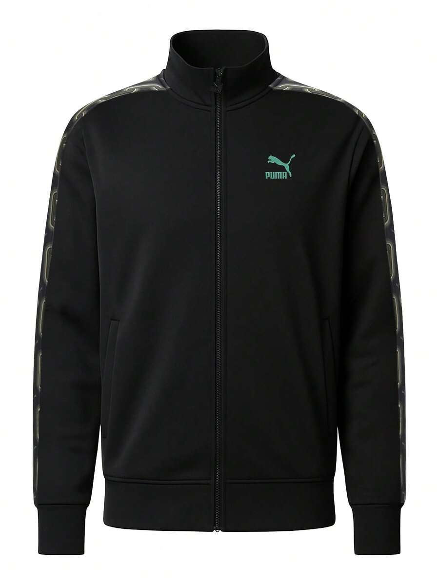 Puma Men's Sports Jackets Versatile Durable Insulated Daily Training Travel Black 539218-01 - Black - View 1