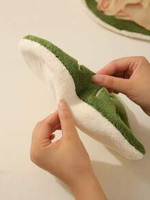 Joivida Leaf Hape Hanging Towel Super Absorbent Coral Fleece Kitchen Bathroom Cloths Quick-Dry Cleaning Rags For Dishes Hands Face Bathroom Hotel Household - Multicolor - View 5