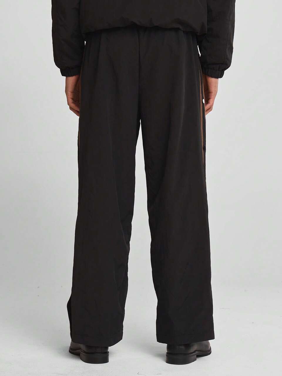Wide Leg Baggy Contrast Stripe Elasticated Waistband Shell Trouser Co Ord Bottoms Tracksuit Pants Only SPRING SUMMER Essentials