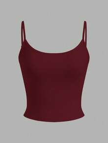 SHEIN EZwear 4pcs Women's Cropped Tight Fit Casual Tank Tops, Suitable For Summer,Tank Top Spring - Multicolor - View 3