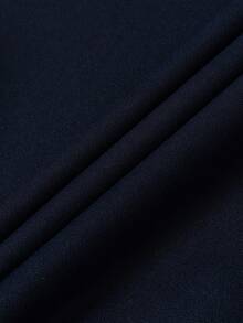 PAVTROS 年轻休闲撞色滚边时尚藏蓝色男士连帽衫套装 - 藏蓝色 - 查看 4