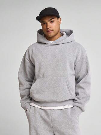 Musero PREMIUM Oversized Boxy Hoodied Sweater Jumper No Draw Cord Co Ord Hoodie Top Only Autumn Winter Essentials Capsule