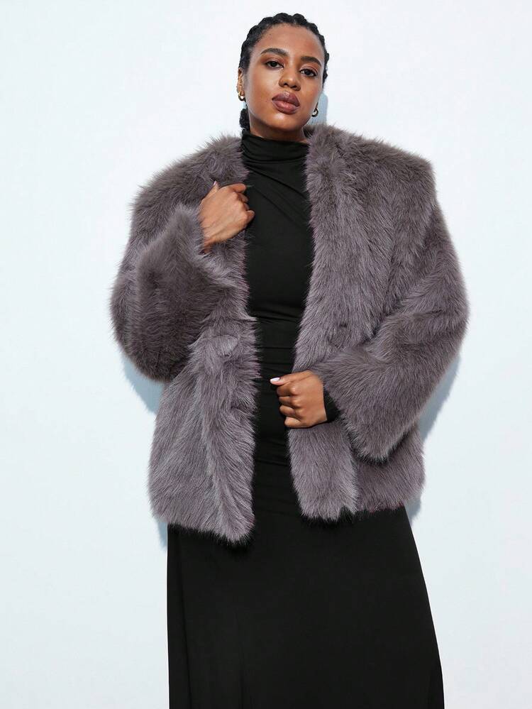 SHEIN Maija Plus Size Women's Black Long Sleeve Ruched Bodycon Elegant Dress, Suitable For Holidays, Commuting, Business Casual, Summer, Valentine's Day Party And Gathering Spring To Summer Spring Outfit Women Carnival Black Dress Spring To Summer Spring Outfit Womenvalentine's Day Carnival Fasching Women Costume Party Beach Wedding Vacation Casual  St Patrick's Day Women Easter Summer Outfits Easter Dress Women Party Top Beach Dress Summer Holiday Outfits Each Vacation Outfits For Women  Summer Outfit For Women Going Out Outfits Graduation Graduation Outfit  Casual Dresses  Casual Blouses For Women