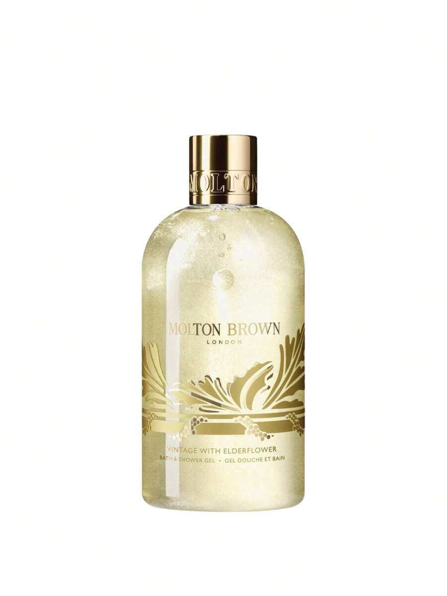 Molton Brown Vintage With Elderflower Bath Shower Gel 300 Ml – Shower Gel, Cleansing, For Luxury Beauty Enthusiasts, Elderflower, Gold, Elderflower Extract, Suitable For Morning Shower Routine - Atlantic Kelp & Magnesium - View 1
