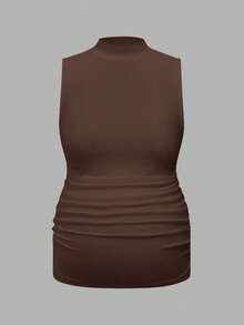 Modmama Atasan Hamil Kasual Warna Polos dengan Detail Kerut, Atasan Menyusui, Atasan Hamil, Kemeja Hamil, Pakaian Hamil untuk Wanita Berlekuk Tubuh - MultiWarna - View 4