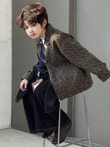 DAZY 加大码男童牛仔夹克和外套