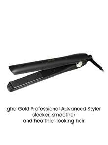 ghd Gold Hair Straightener Black Gift Set - Black - View 3