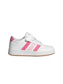 Breaknet 3.0 Kids Sneakers Cloud White / Pink Fusion / Clear Pink JS3684 - White - View 1
