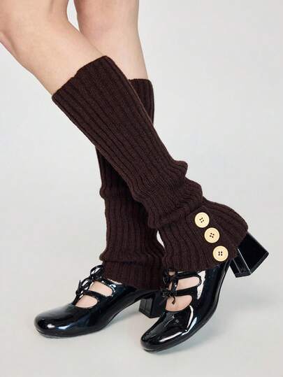 Grunge Punk 1 Paio di calze lunghe a righe verticali nere, in maglia, da 90 cm, per tutte le stagioni, per le donne