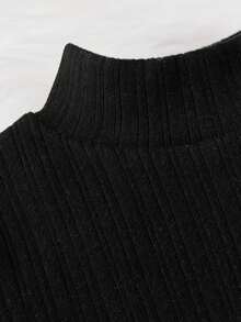 Bebé niña 3 piezas Body de cuello alto tejido de canalé - Multicolor - Ver 5