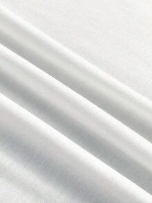 HARRY POTTER X SHEIN 男士休闲拼色字母图案短袖 T 恤，夏季 - 白色 - 查看 5