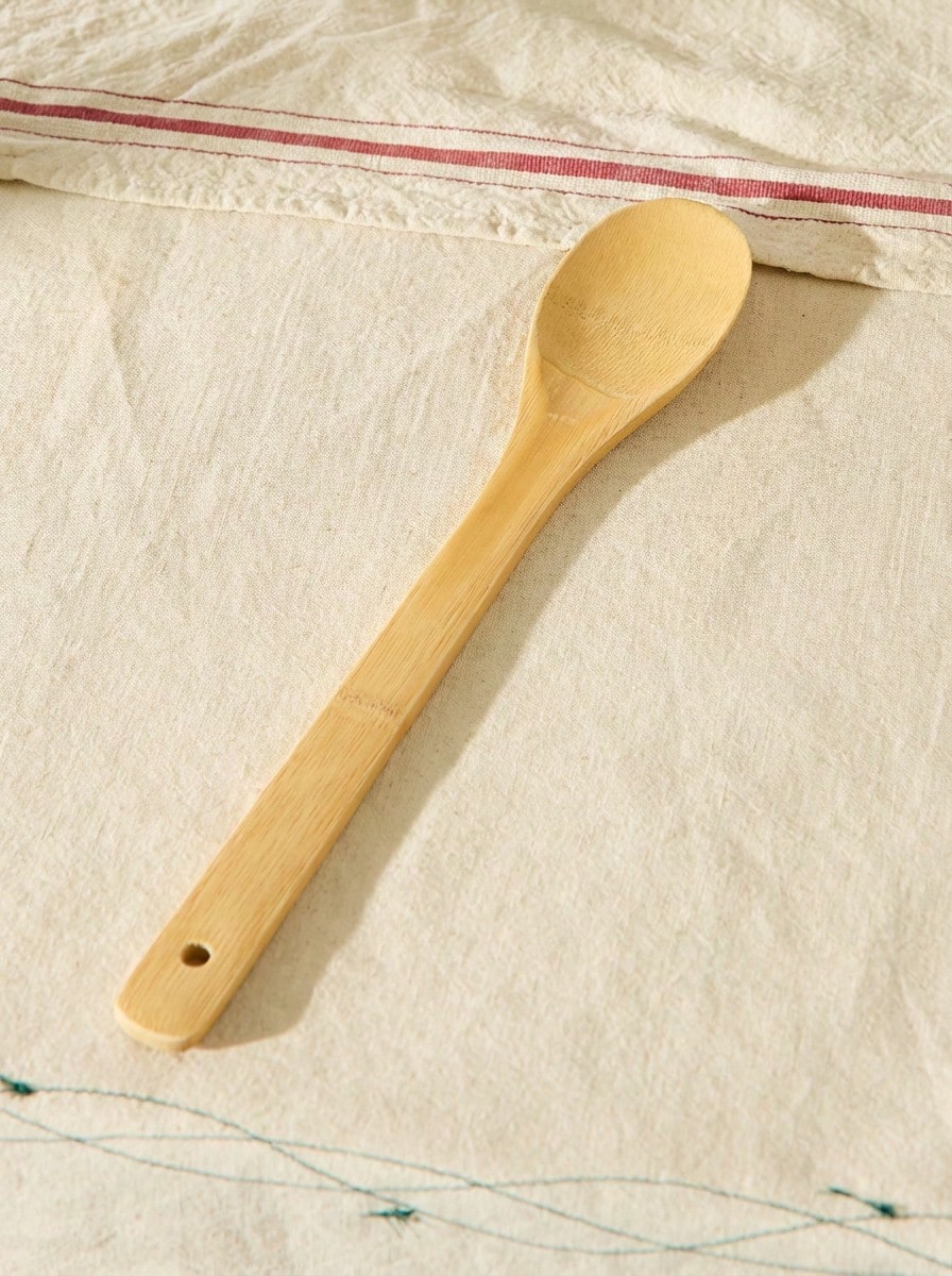 Cirelle 1pc Bamboo Stir-Fry Spatula, Professional Kitchenware Bamboo Handle Cooking Essential Baking Utensil Chef Gift Durable Tool For Home Restaurant Upgrade - Multicolor - View 1