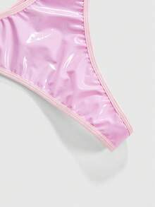 ROMWE Women's Gothic Punk Pink Bodysuit, Sexy & Alluring, For Valentine's Day