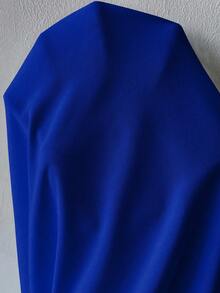 EMERY ROSE Ruffle Trim Lantern Sleeve Blouse Women Shirt - Blue - View 7