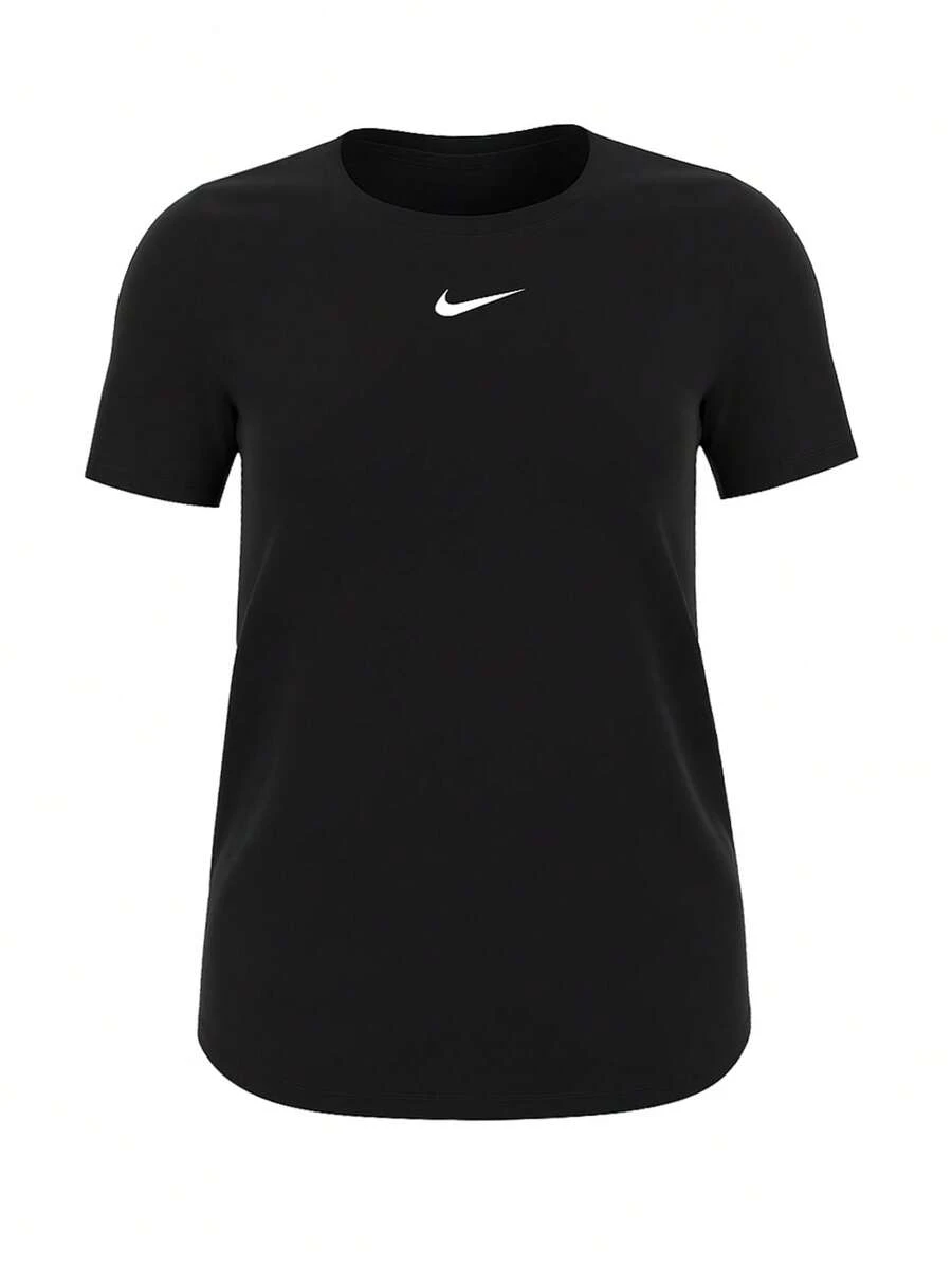 Nike Classic Women's Short-Sleeve Top Black - Black and White - View 1