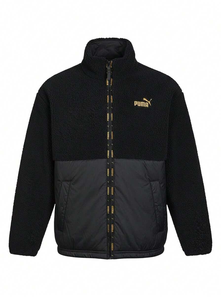 Puma Men's Full Zip Jacket Black - Black - View 1