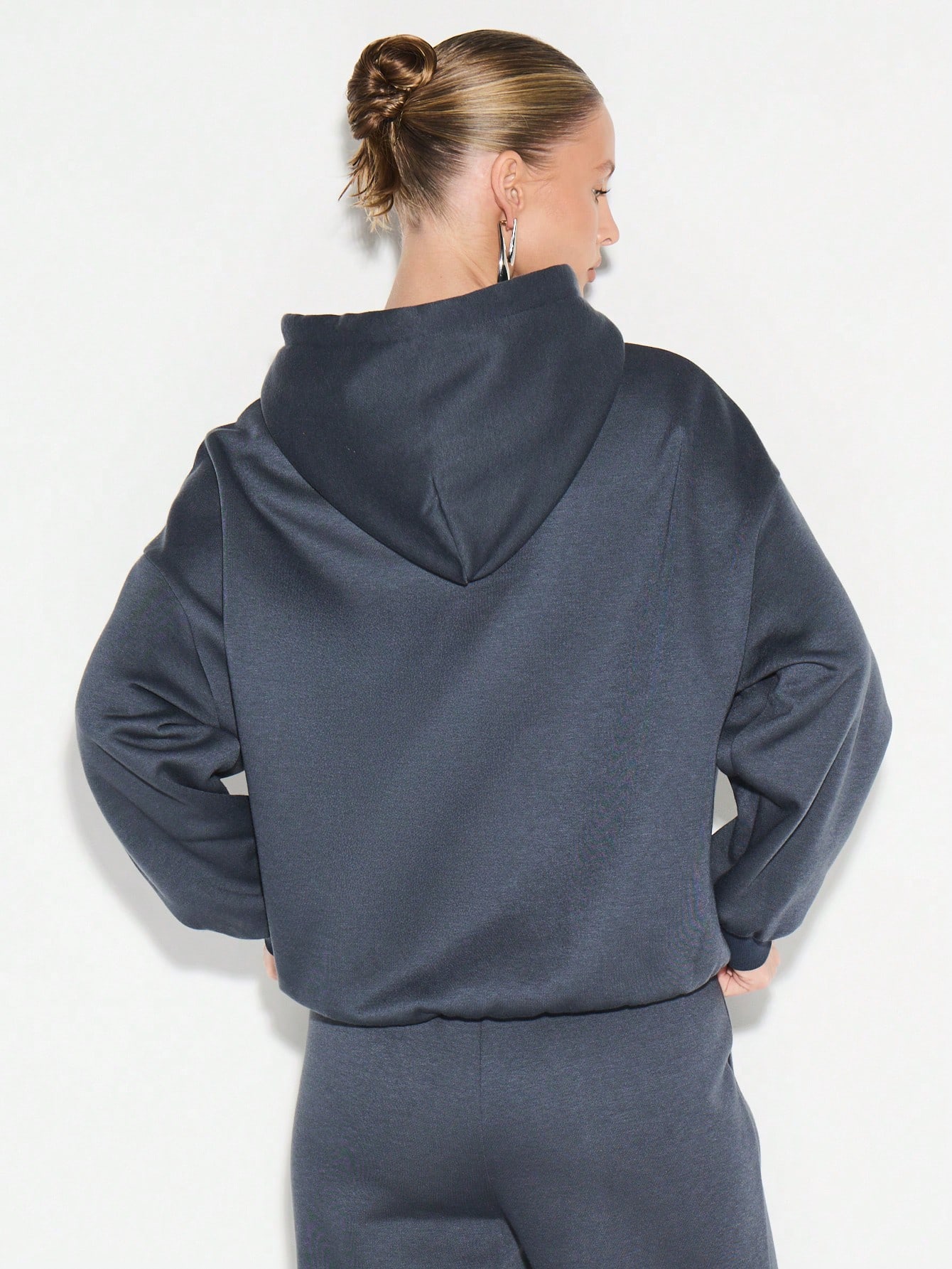 KIZN Oversized Hoodie With Drawstring And Pocket
