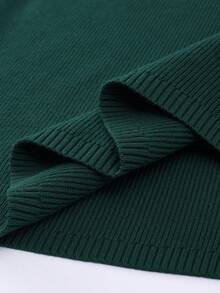 Manfinity Homme Men's Solid Color Minimalist Casual Cardigan - Green - View 10