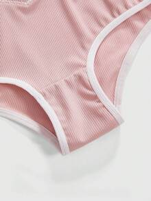 ROMWE 8条装休闲舒适字母弹力腰带罗纹面料平角内裤 - 彩色 - 查看 3