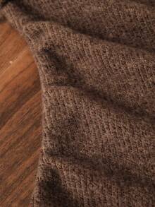 Wildy Women's Casual Country Style Sleeveless Ruched Camisole, Basic Layering Piece For All Seasons, Autumn/Winter,Tank Top - Rust Brown - View 10